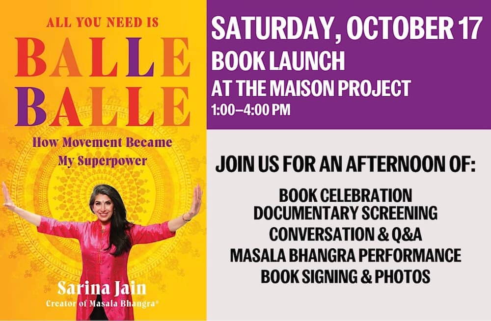Book Launch: All You Need Is Balle Balle by Sarina Jain - South Asian event
