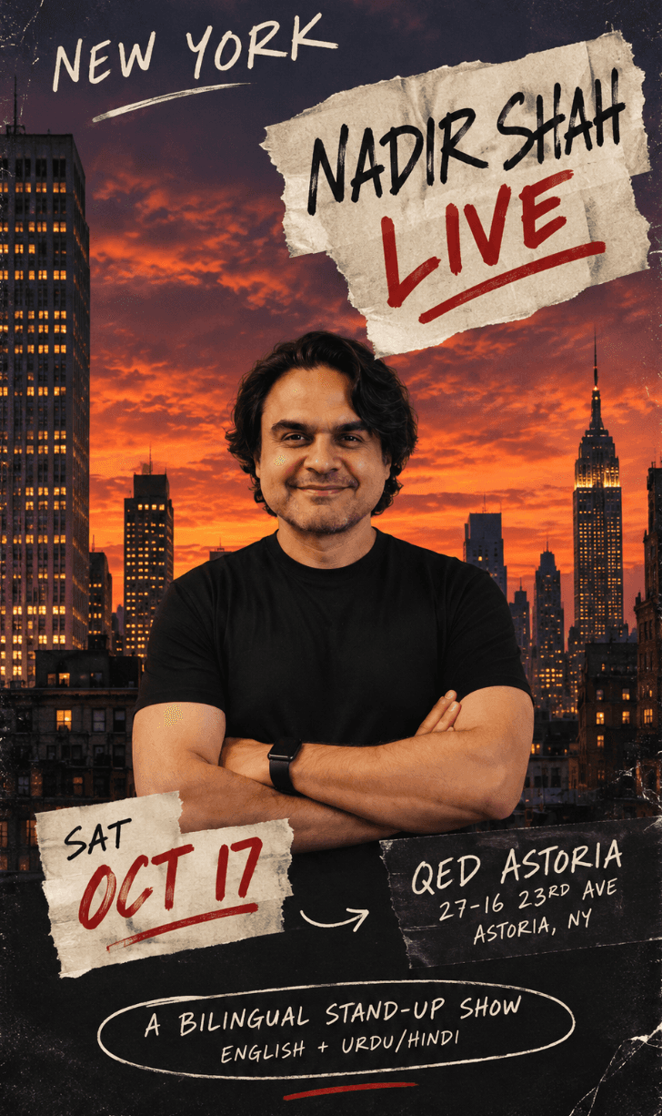 Nadir Shah Live - South Asian event
