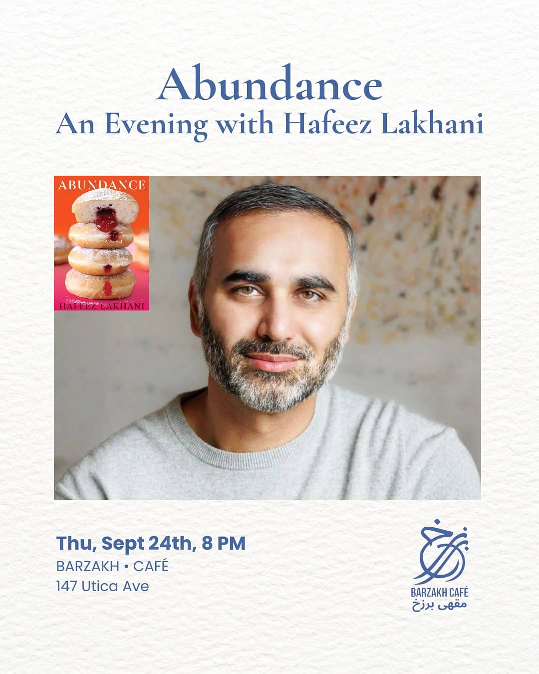 Abundance: An Evening with Hafeez Lakhani - South Asian event