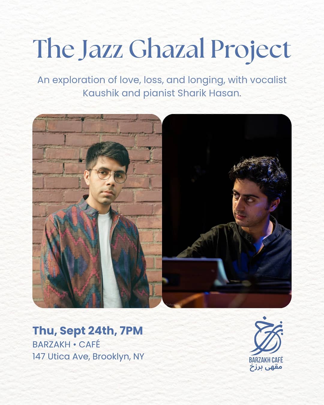 The Jazz Ghazal Project - South Asian event