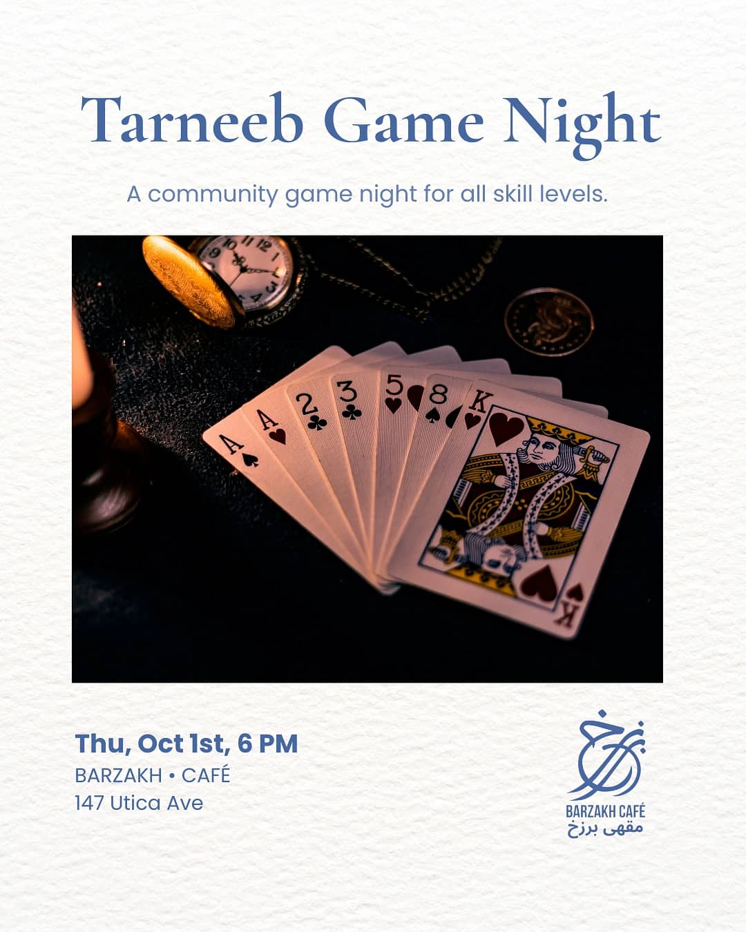 Tarneeb Game Night - South Asian event