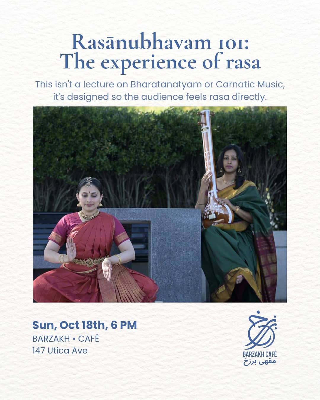 Rasānubhavam 101: The Experience of Rasa - South Asian event