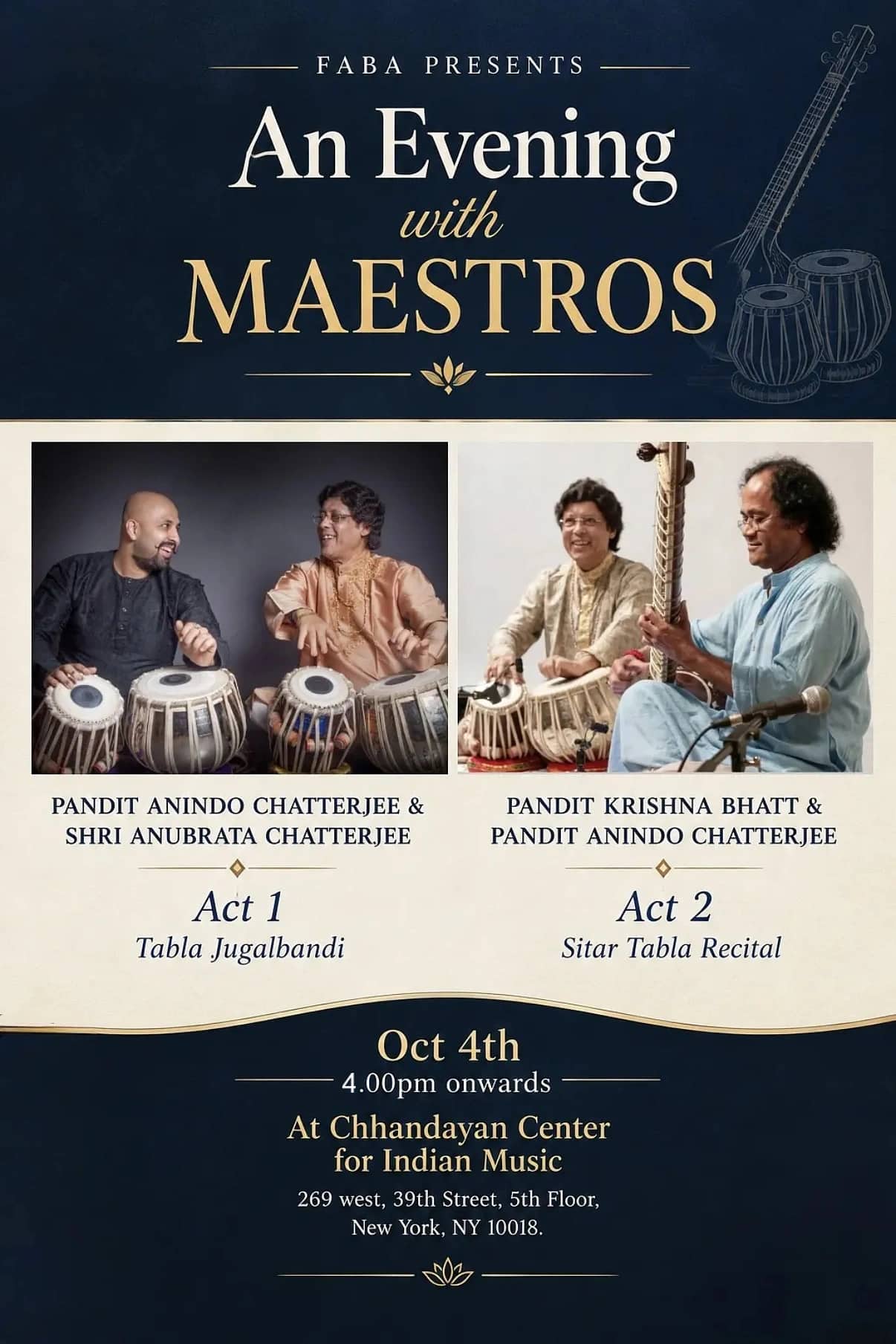 An Evening with Maestros - South Asian event