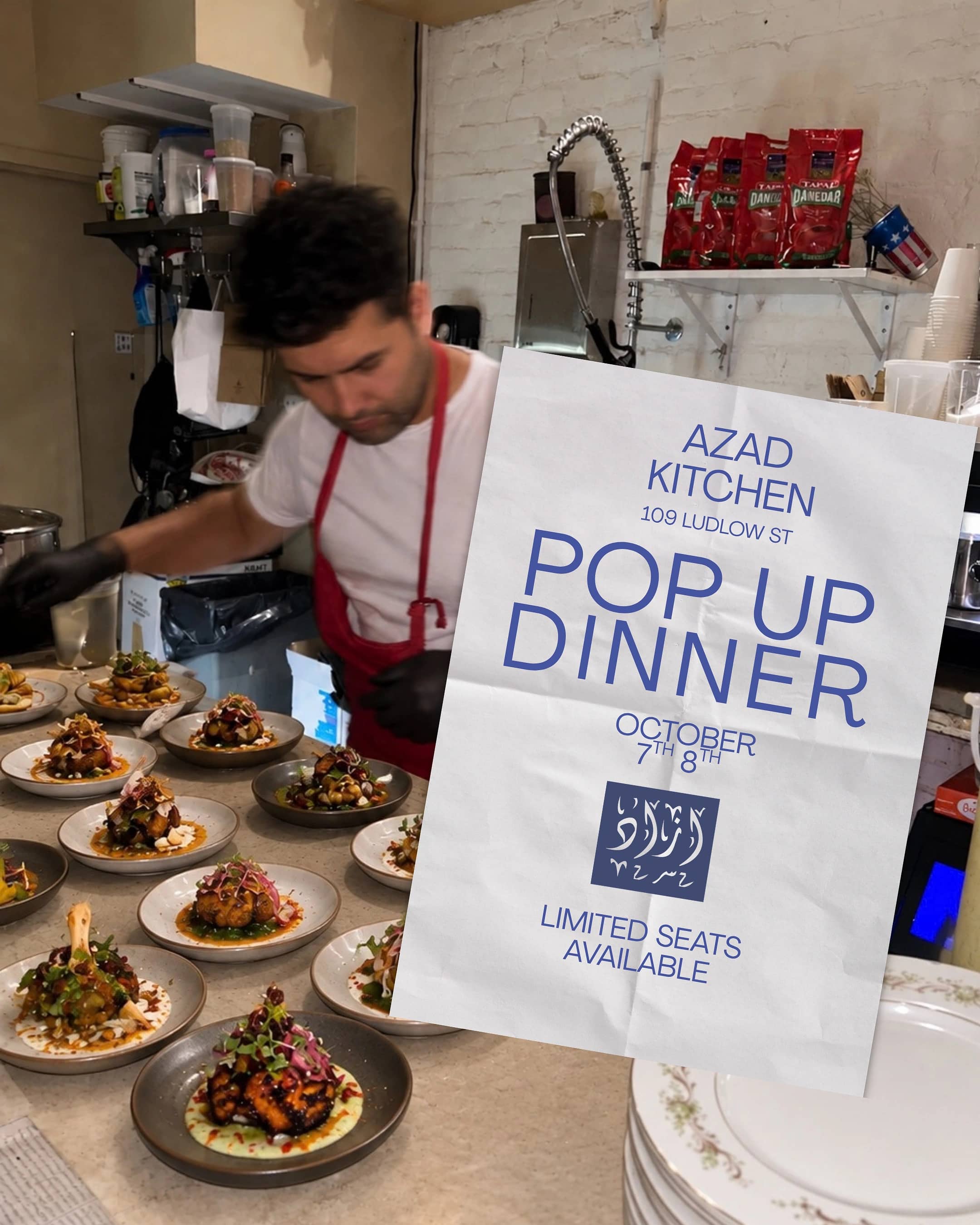 Azad Kitchen Pop-Up Dinner at Kaafi by Chaiguy - South Asian event