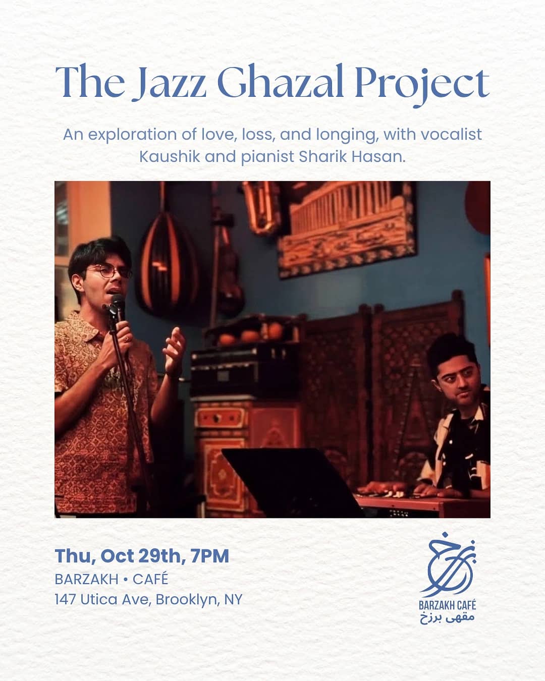 The Jazz Ghazal Project - South Asian event
